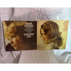 Vintage Tanya Tucker LP lot Of Two Greatest Hits What's Your Mama's Name